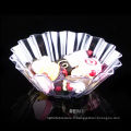 Vaisselle Disque en plastique Distillable jetable Fluted Plastic Serving Dish